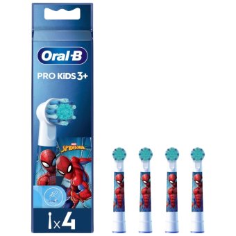 Сменные насадки Oral-B для детей Spiderman 4 шт Сменные насадки Oral-B для детей Spiderman 4 шт