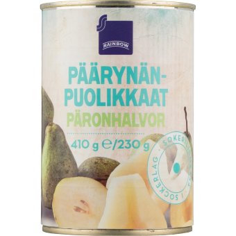 Груша в сиропе (половинки) Rainbow, 425/230 гр Груша в сиропе (половинки) Rainbow, 425/230 гр