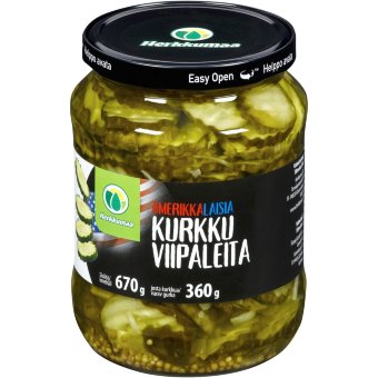 Огурцы кусочками Herkkumaa американские 670/360 гр Огурцы кусочками Herkkumaa американские 670/360 гр