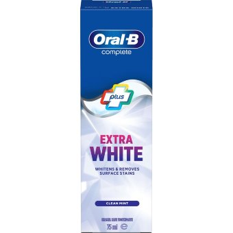 Отбеливающая зубная паста Oral-B Complete Extra White 75 мл Отбеливающая зубная паста Oral-B Complete Extra White 75 мл