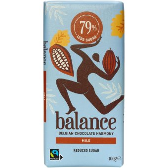 Молочный шоколад Balance 100 гр с сахарозаменителем