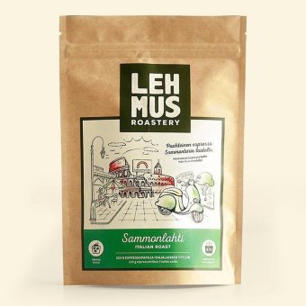 Кофе молотый Lehmus Roastery Sammonlahti темной обжарки 220 гр