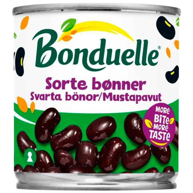 Чёрная фасоль Bonduelle 400 гр / 265 гр Чёрная фасоль Bonduelle 400 гр / 265 гр