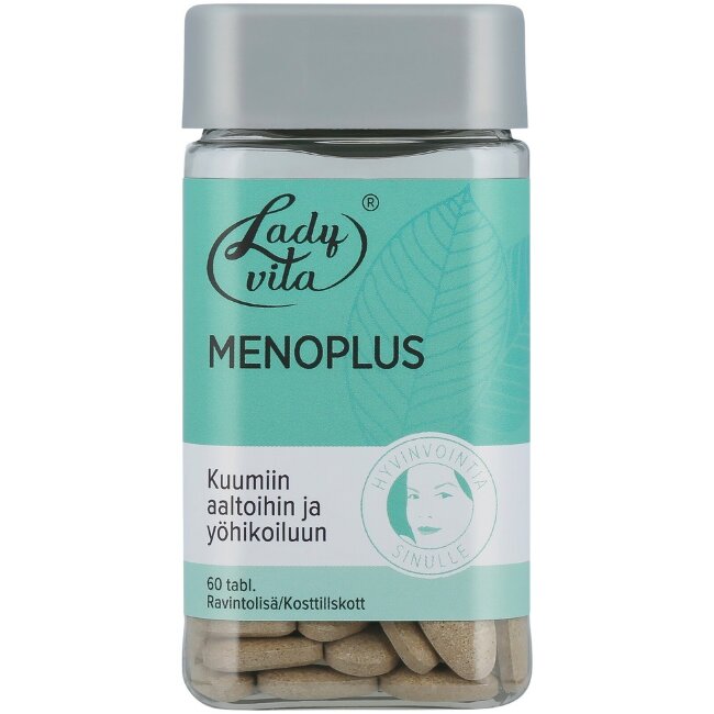 Биологически активная добавка Ladyvita Menoplus с красным клевером, хмелем и витаминами, 60 таблеток