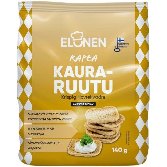 Хрустящие овсяные сухарики Elonen 140 гр Хрустящие овсяные сухарики Elonen 140 гр