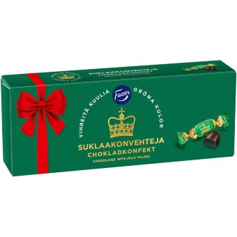 Конфеты из темного шоколада с мармеладом Karl Fazer Vihreitä 295 гр Конфеты из темного шоколада с мармеладом Karl Fazer Vihreitä 295 гр