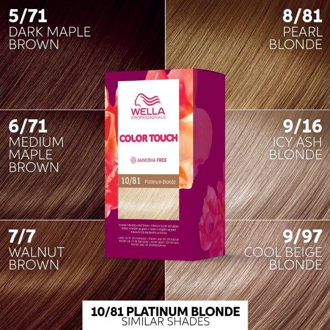 Краска для волос Wella Professionals Color Touch Rich Natural Platinum Blonde 10/81 130 мл