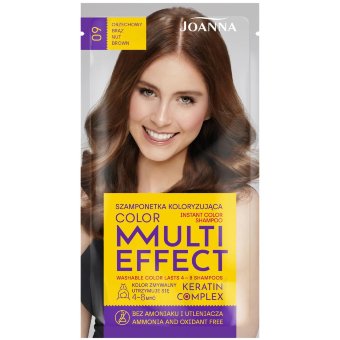 Шампунь тонирующий Joanna Multi Effect Nut Brown 09 Шампунь тонирующий Joanna Multi Effect Nut Brown 09