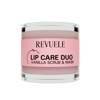 Скраб и маска для губ Revuele, ваниль. Набор для ухода за губами с ароматом ванили Скраб и маска для губ Revuele, ваниль. Набор для ухода за губами с ароматом ванили