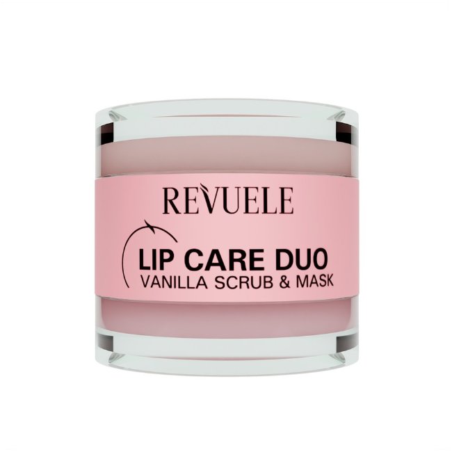 Скраб и маска для губ Revuele, ваниль. Набор для ухода за губами с ароматом ванили Скраб и маска для губ Revuele, ваниль. Набор для ухода за губами с ароматом ванили