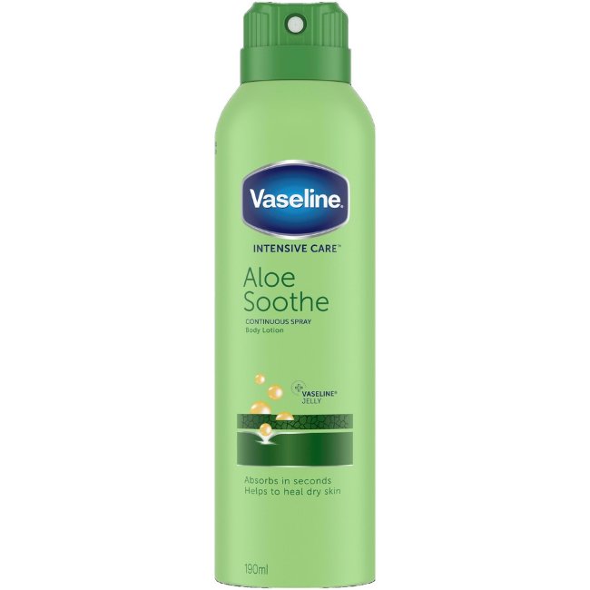 Спрей-лосьон для тела Vaseline Aloe Soothe 190 мл