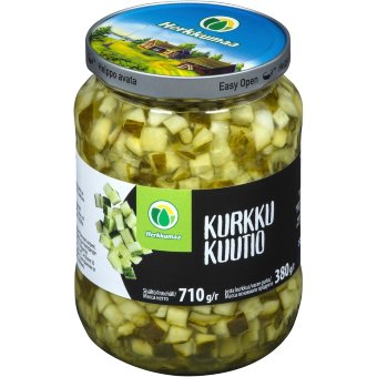 Огурцы кубиками Herkkumaa 710/390 гр