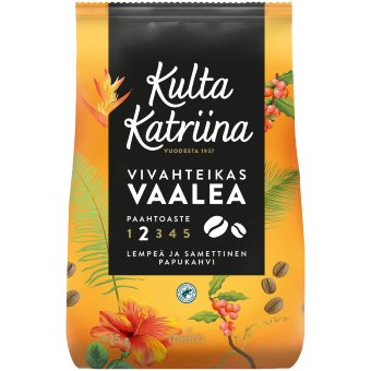 Кофе в зернах светлой обжарки Kulta Katriina Vivahteikas 425 гр