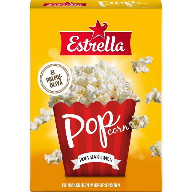 Попкорн без соли Estrella Micropop 3х80 г