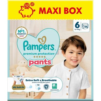 Подгузники-штаны Pampers Premium Protection S6 13-19 кг 66 шт Подгузники-штаны Pampers Premium Protection S6 13-19 кг 66 шт