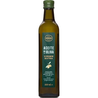 Оливковое масло Herkku 500 мл холодного отжима Extra Virgin Оливковое масло Herkku 500 мл холодного отжима Extra Virgin