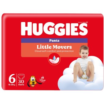 Подгузники-трусики Huggies, размер 6 (15-25 кг), упаковка 30 шт