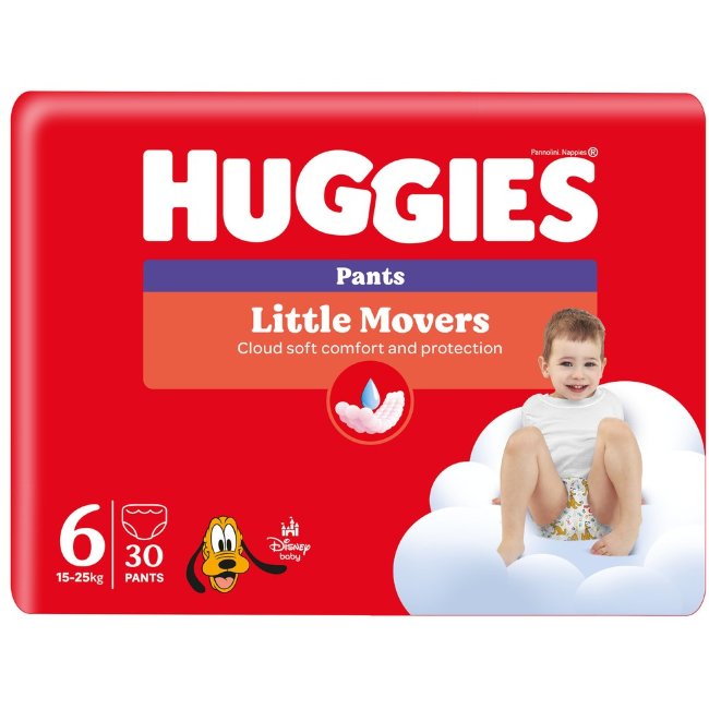 Подгузники-трусики Huggies, размер 6 (15-25 кг), упаковка 30 шт