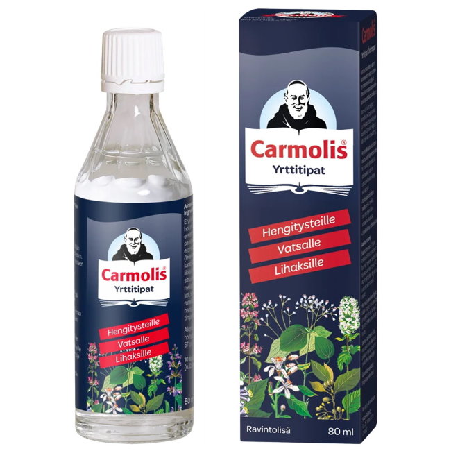 Монастырские Травяные капли Carmolis Yrttitipat 80 мл Valioravinto