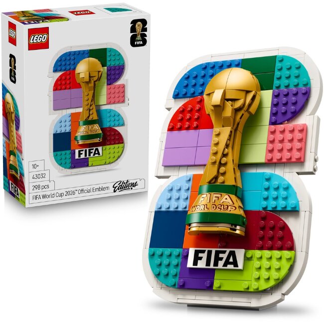Конструктор LEGO® Editions Football 43032 официальный логотип турнира FIFA World Cup 2026™ Конструктор LEGO® Editions Football 43032 официальный логотип турнира FIFA World Cup 2026™
