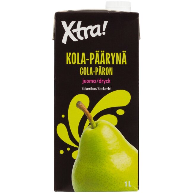 Безсахарный напиток Xtra со вкусом колы и груши 1 л Безсахарный напиток Xtra со вкусом колы и груши 1 л