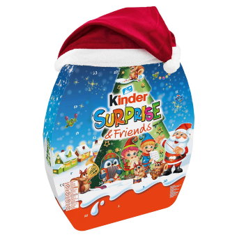 Большой шоколадный Адвент-календарь Kinder Surprise 370 гр