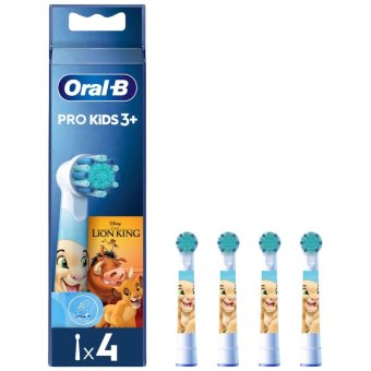 Сменные насадки Oral-B Pro Kids с тематикой Disney Король Лев 4 шт Сменные насадки Oral-B Pro Kids с тематикой Disney Король Лев 4 шт