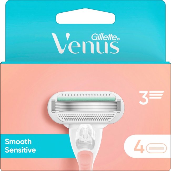 Сменные лезвия Gillette Venus Smooth Sensitive 4 шт