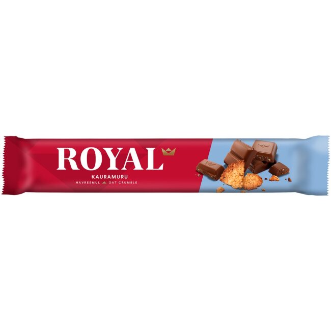 Шоколадный батончик с овсяным печеньем Royal Kauramuru 45 гр