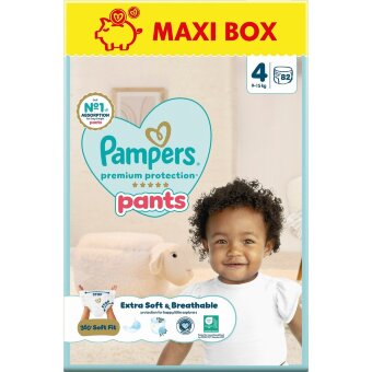 Подгузники-трусики Pampers Premium Protection S4 9-15 кг 82 шт Подгузники-трусики Pampers Premium Protection S4 9-15 кг 82 шт