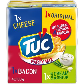 Солёные крекеры TUC Party Mix 400 гр Солёные крекеры TUC Party Mix 400 гр