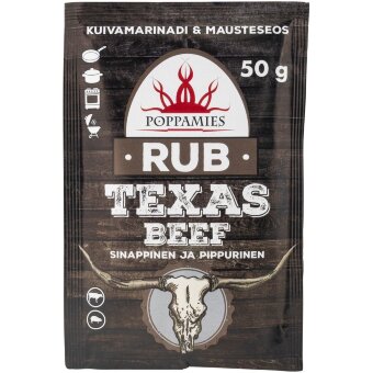 Приправа Poppamies Rub Texas Beef 50 гр