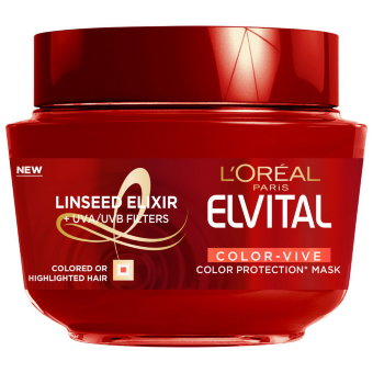 Питательная маска для окрашенных волос Elvital 300 мл, LOreal Питательная маска для окрашенных волос Elvital 300 мл, LOreal