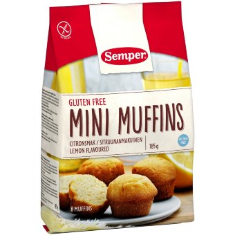Лимонные кексы без глютена Semper 185 гр Лимонные кексы без глютена Semper 185 гр