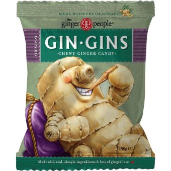 Жевательные имбирные конфеты Gin Gins Original 150 гр Жевательные имбирные конфеты Gin Gins Original 150 гр