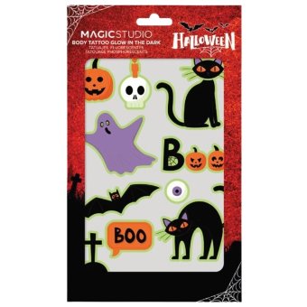 Татуировки Magic Studio Halloween, светящиеся в темноте Татуировки Magic Studio Halloween, светящиеся в темноте