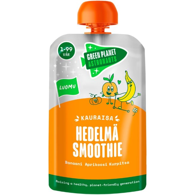 Овсяной смузи с фруктами Green Planet Astronauts для детей 12 мес+ 120 гр Овсяной смузи с фруктами Green Planet Astronauts для детей 12 мес+ 120 гр