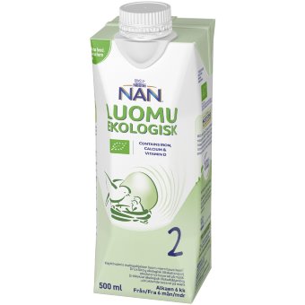 Готовое жидкое молочное органическое смесь Nestlé NAN 2 500 мл