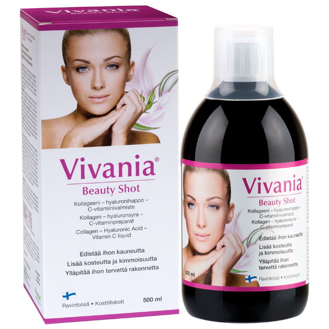 Жидкий коллаген Vivania Beauty Shot 500 мл