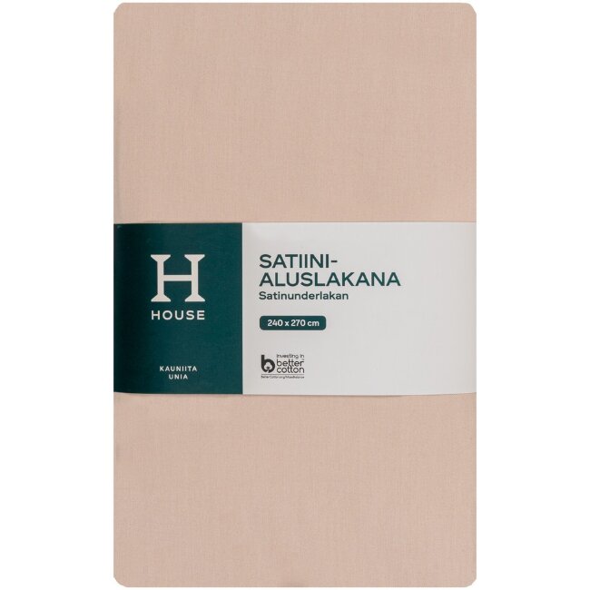 Подпростыня House из сатина 240 x 270 см Подпростыня House из сатина 240 x 270 см