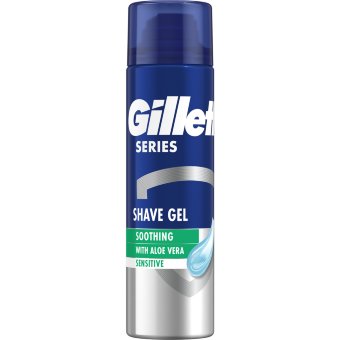 Гель для бритья Gillette Series Sensitive 200 мл (мужской) Гель для бритья Gillette Series Sensitive 200 мл (мужской)