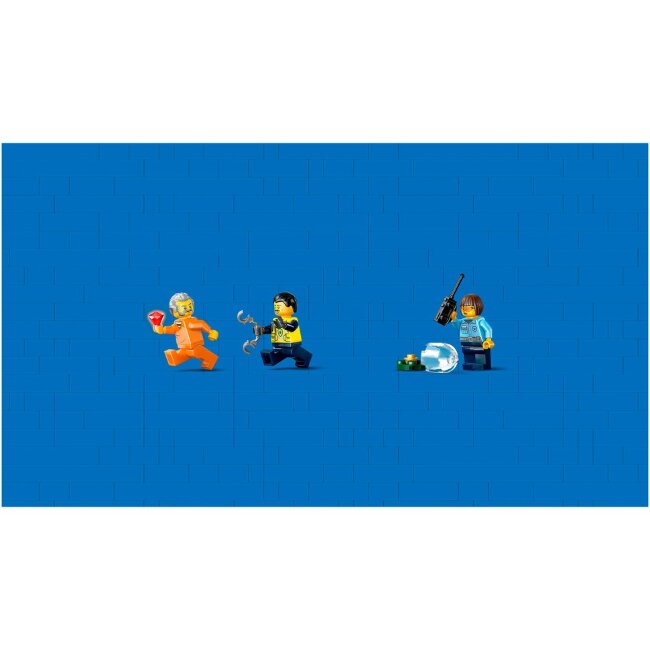 Игрушечный полицейский катер LEGO® City 60456 погоня на полицейской лодке Игрушечный полицейский катер LEGO® City 60456 погоня на полицейской лодке