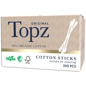 Ватные палочки Topz Premium 300 шт Ватные палочки Topz Premium 300 шт