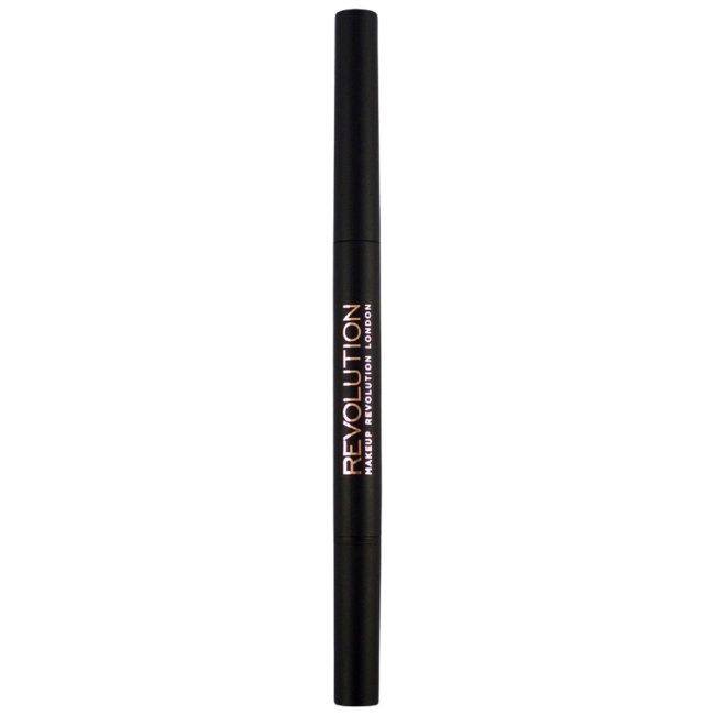 Карандаш для бровей Makeup Revolution Duo Brow Pencil светло-коричневый