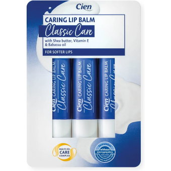 Гигиеническая губная помада Classic Care 3 шт, Cien Гигиеническая губная помада Classic Care 3 шт, Cien