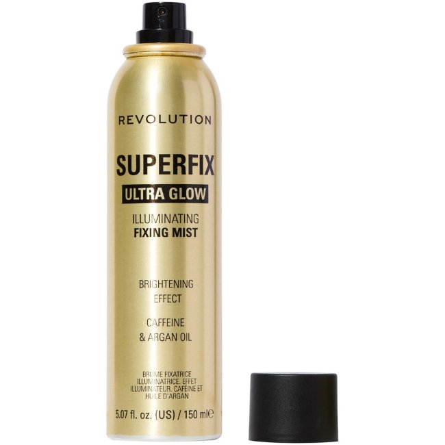 Фиксатор макияжа с эффектом дополнительного сияния Makeup Revolution superfix 150 мл