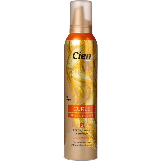 Мусс для фиксации и создания кудрей Cien № 3 CURLS 250 мл