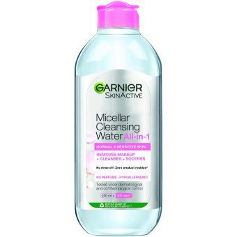 Жидкость очищающая мицеллярная + масло Garnier Skin Active 400мл Жидкость очищающая мицеллярная + масло Garnier Skin Active 400мл