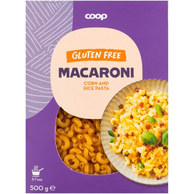 Макароны без глютена из кукурузы и риса 500 гр