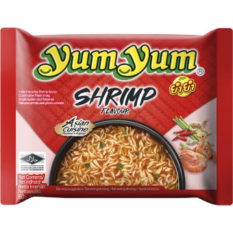 Лапша с креветками Yum Yum Shrimp Flavour 60 гр Лапша с креветками Yum Yum Shrimp Flavour 60 гр